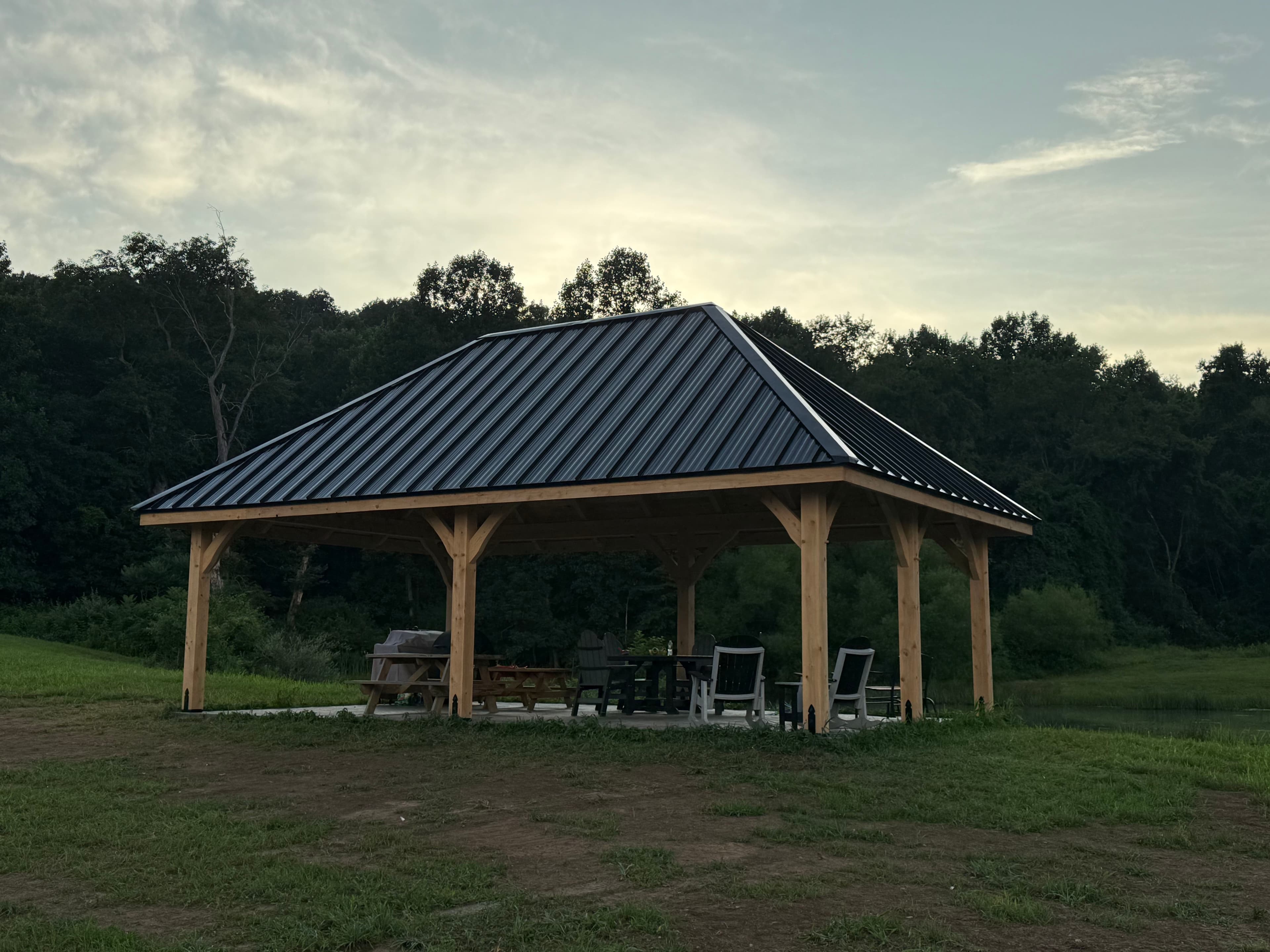 Project Timber Frame Pavilion Built to Last and Look Great image
