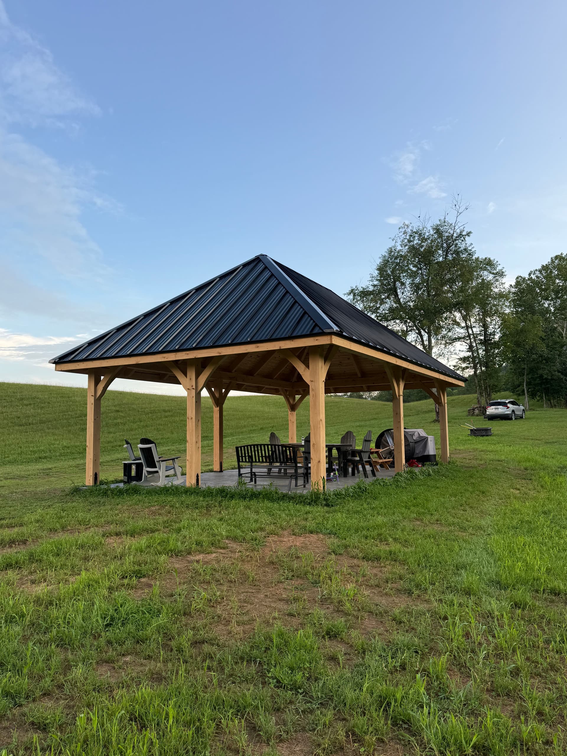 Timber Frame Pavilion Built to Last and Look Great