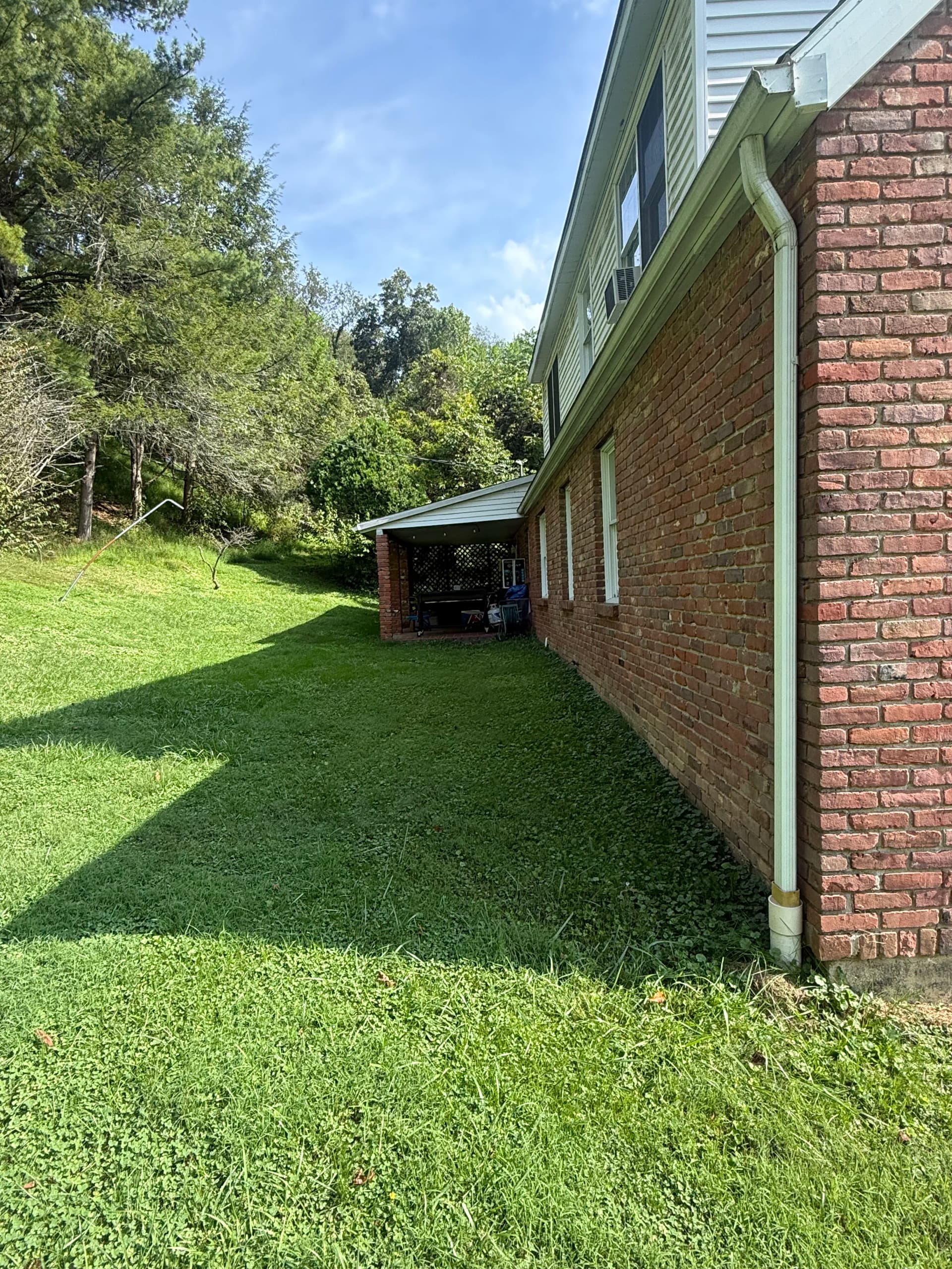 Gallery photos for Retaining Wall, Box Drain and Hydroseeding Upgrade for a Brick Home: Image #8