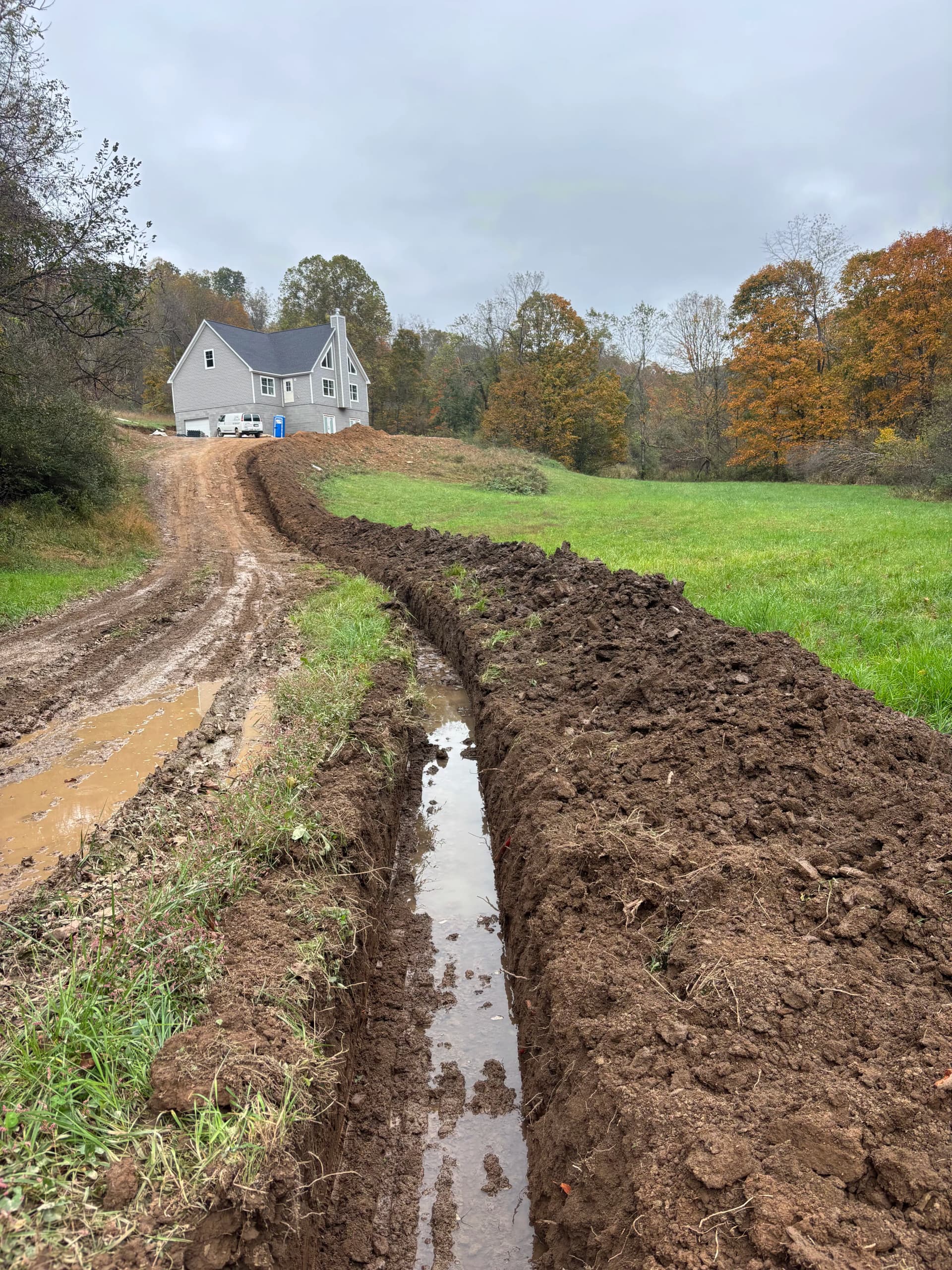Gallery photos for Utility Trenching and Site Prep for a New Home Build: Image #3